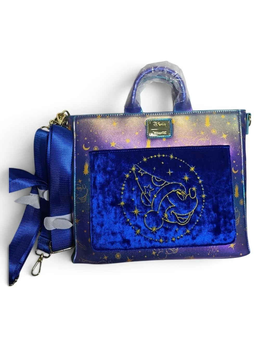 Loungefly Disney Fantasia Sorcerer Mickey Convertible Backpack Tote NWT
